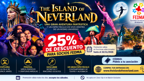 Cartel mágico de Neverland con 25% de descuento