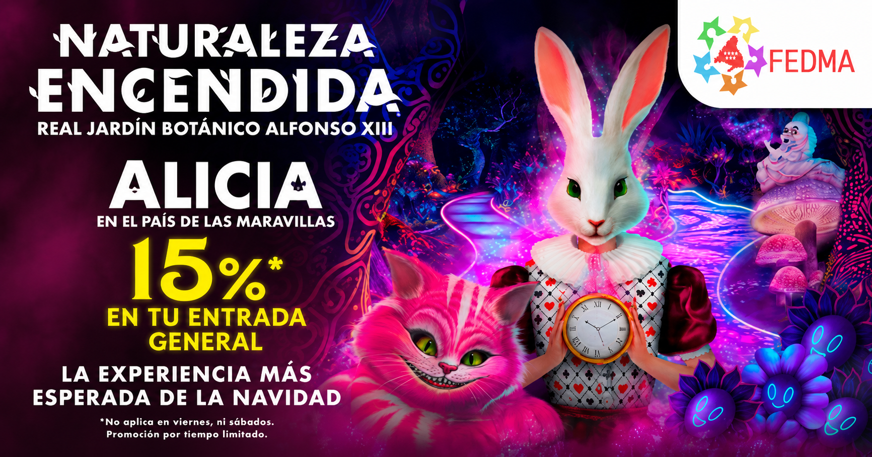 Naturaleza Encendida en Wonderland